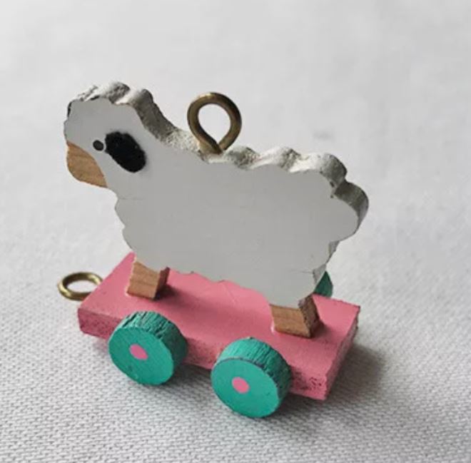 1988 Folk Art Lamb - Miniature - DB